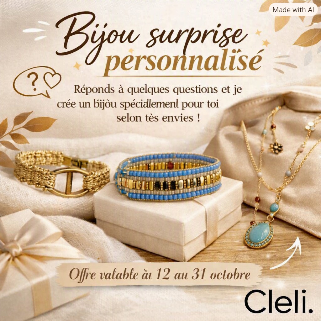 Bijou surprise personnalisé