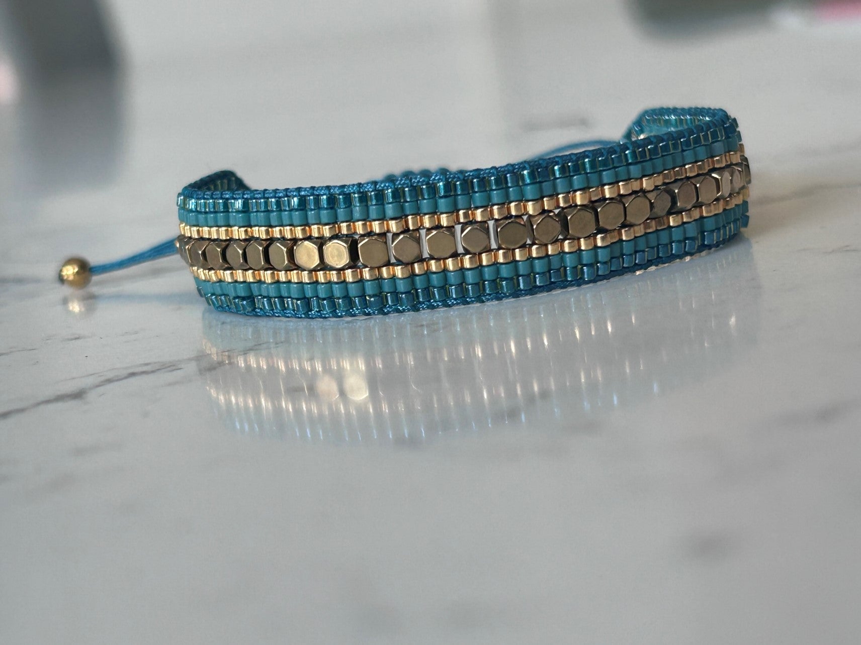 Bracelet femme : Anna - Turquoise