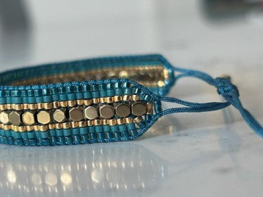 Bracelet femme : Anna - Turquoise