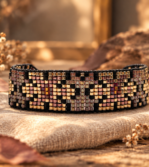 Bracelet femme Miyuki – Fleurs d’automne