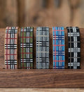 Bracelet homme : Damien – Écossais Vert Kaki