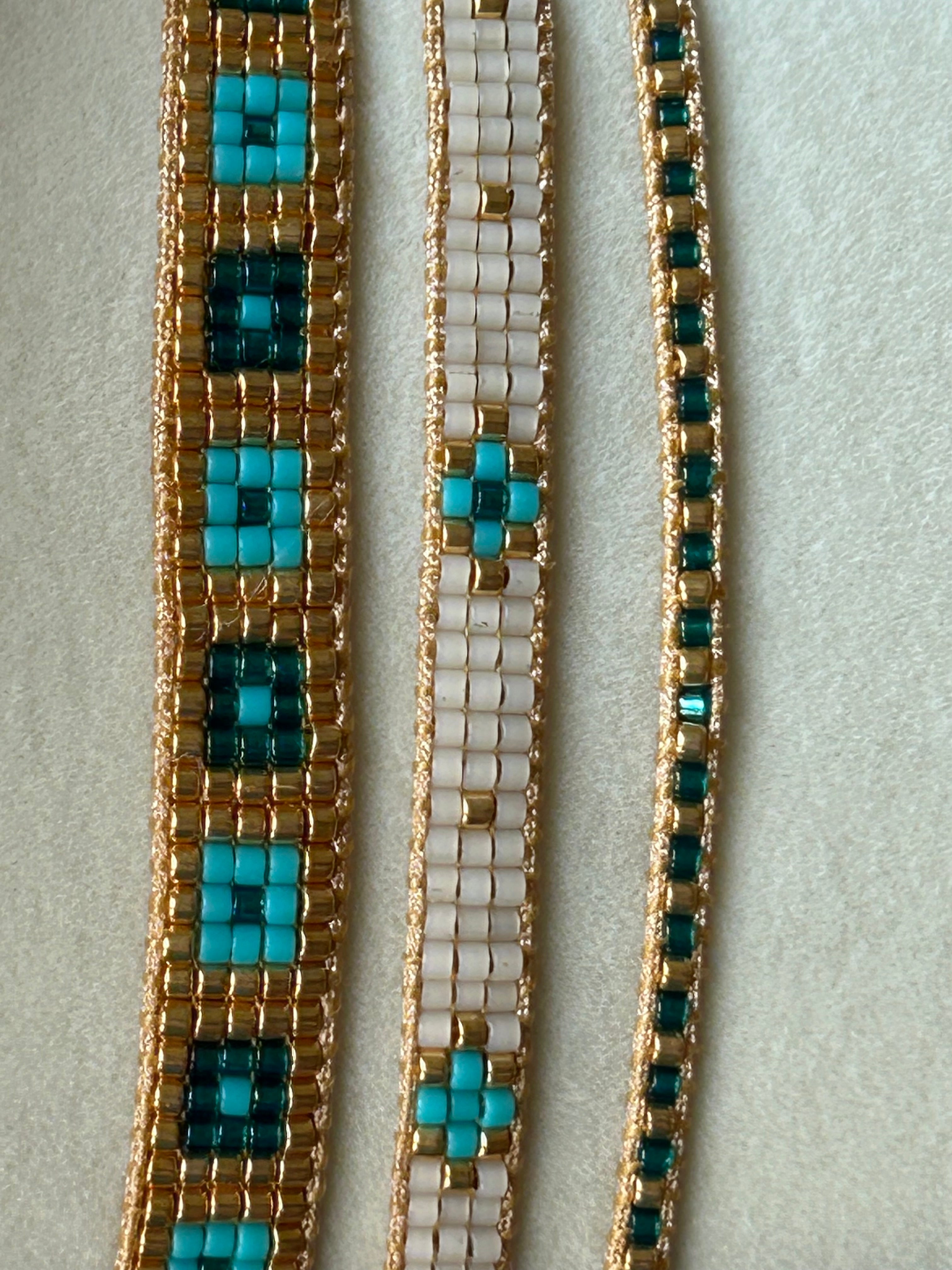 Bracelet femme - ensemble turquoise