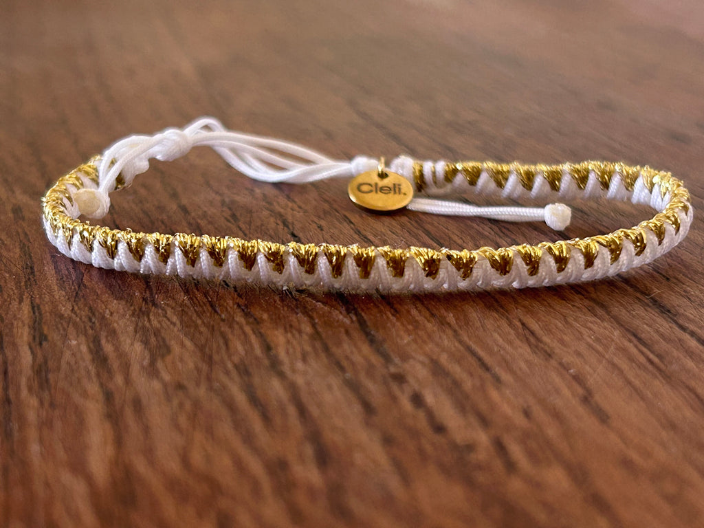 Bracelet femme tissé – résistant à l'eau – fait main