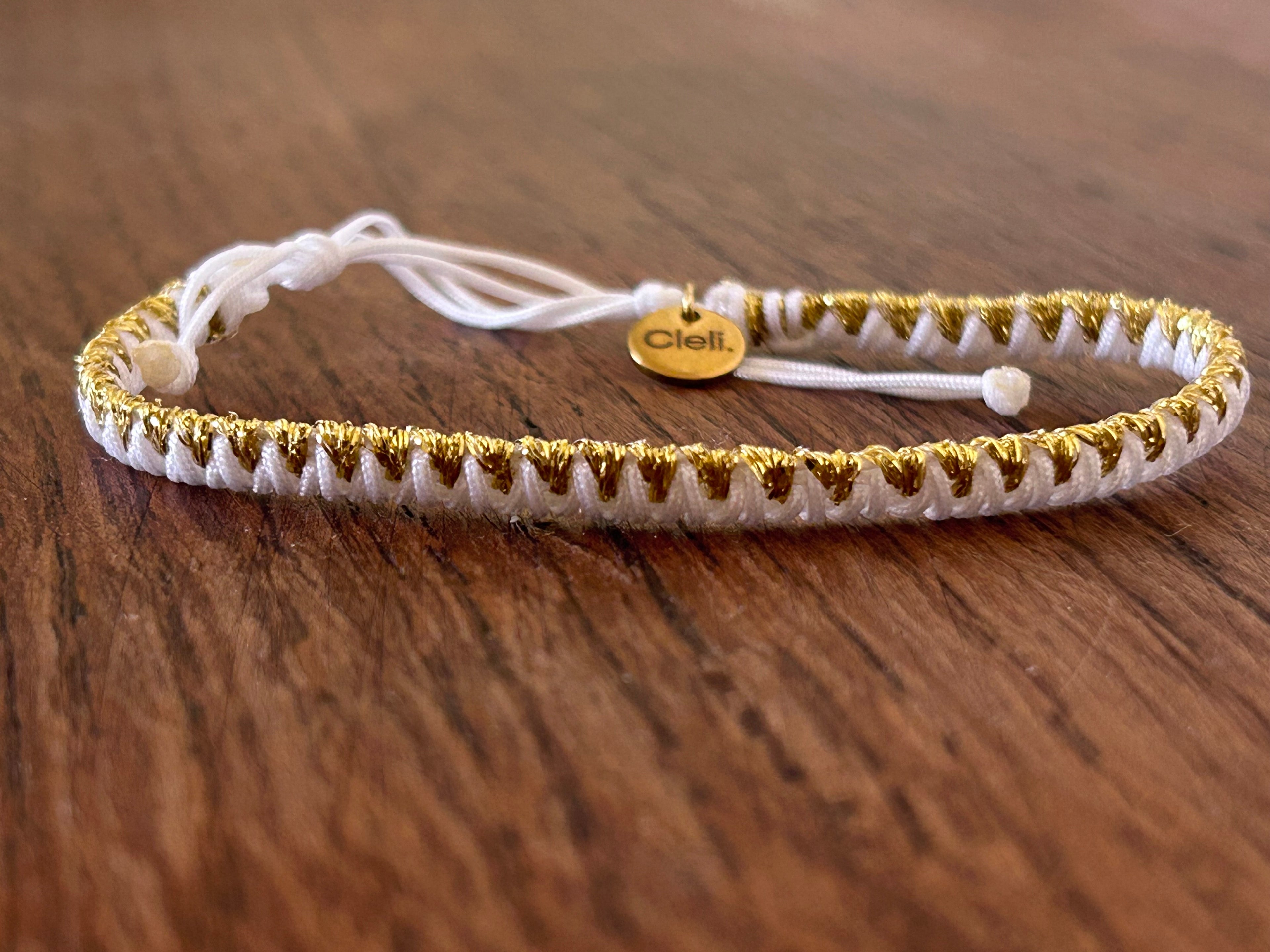 Bracelet femme tissé – résistant à l'eau – fait main