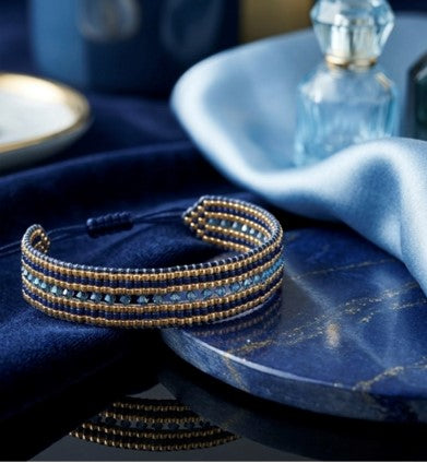 Bracelet femme :  Lili – Bleu