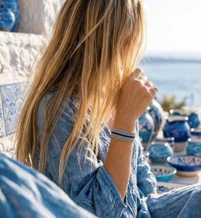 Bracelet femme : Lola - bleu