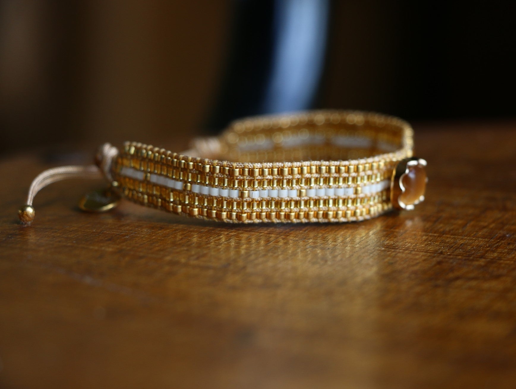 Bracelet femme Miyuki Maya — Ambre | Cleli