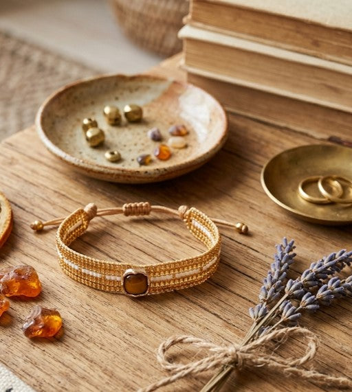 Bracelet femme Miyuki Maya — Ambre | Cleli