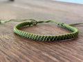 Bracelet homme tissé – résistant à l'eau – fait main