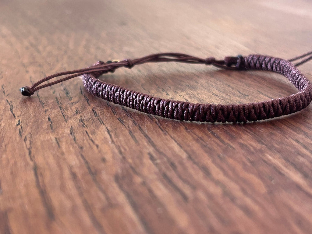 Bracelet homme tissé – résistant à l'eau – fait main