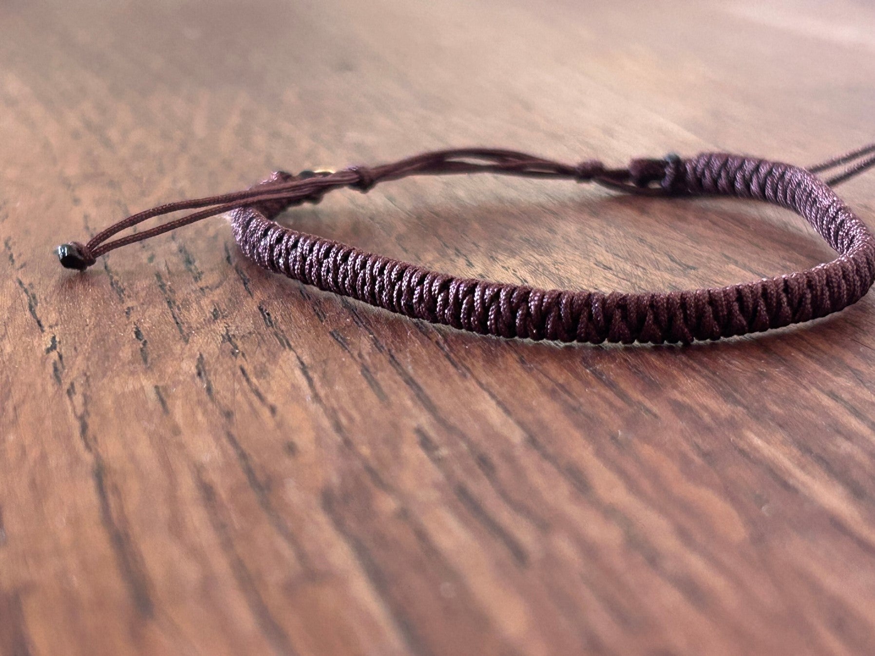 Bracelet homme tissé – résistant à l'eau – fait main